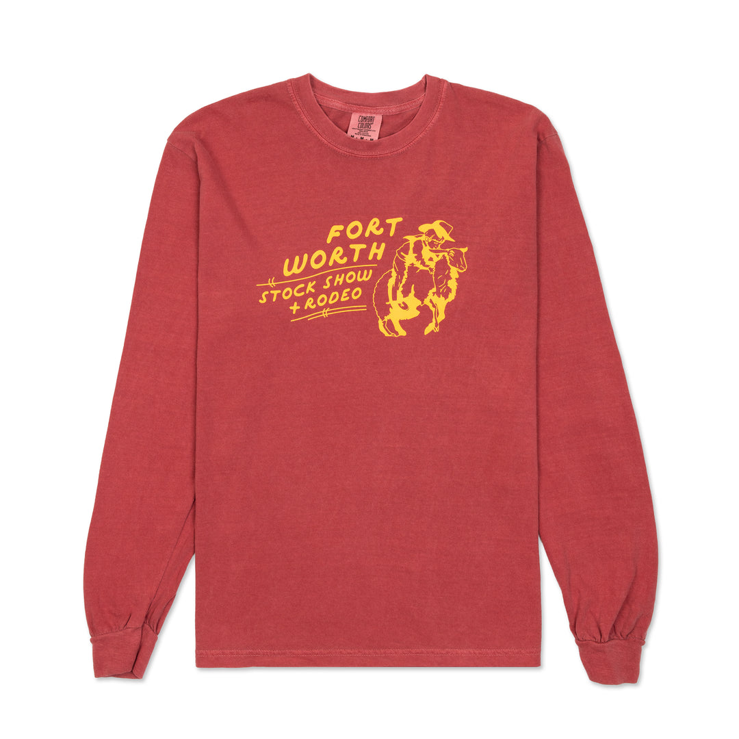 B3 - Red Long Sleeve Logo