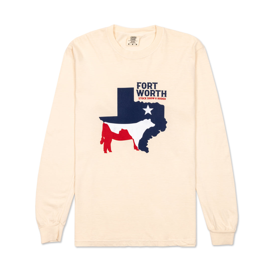 B4 - Texas Cow Long Sleeve